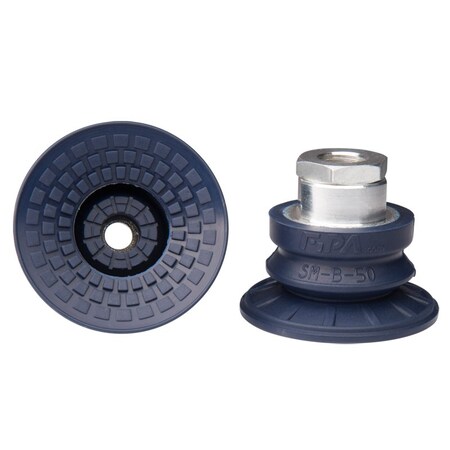 Fipa Bellows vacuum cup diam. 52 mm, NBR blue, fitting G1/4-female 22.050.184.1